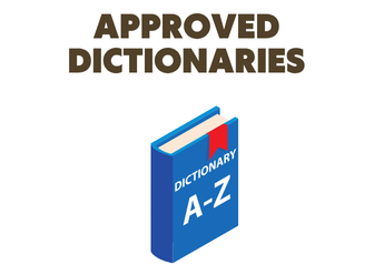Approved dictionaries